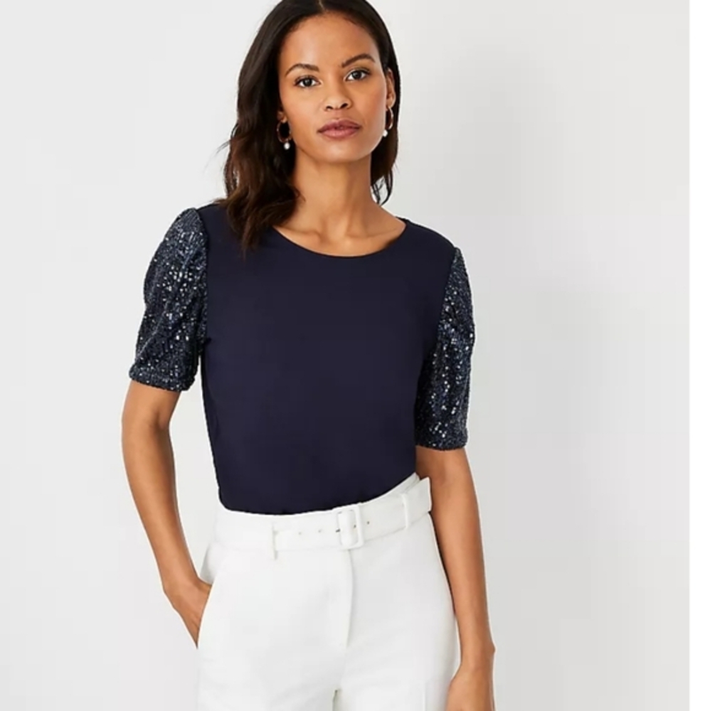 Ann Taylor sequin top